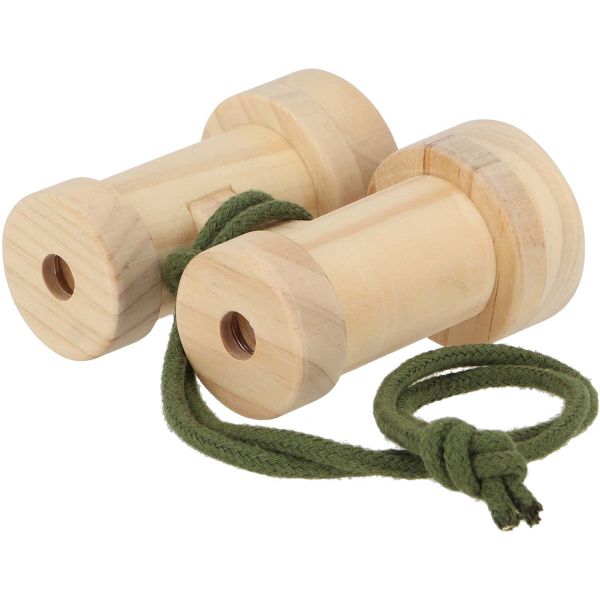 Jumelles pour enfants en bois de pin - 6