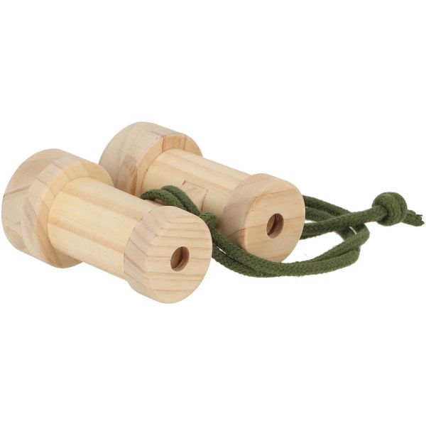 Jumelles pour enfants en bois de pin - 7