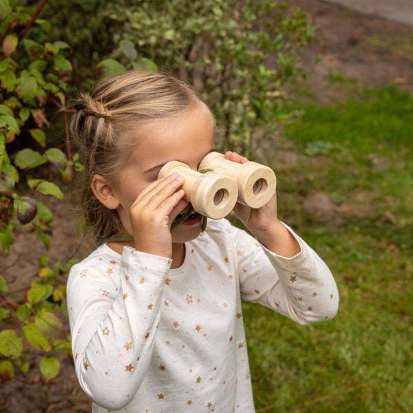 Jumelles pour enfants en bois de pin - KIDS IN THE GARDEN