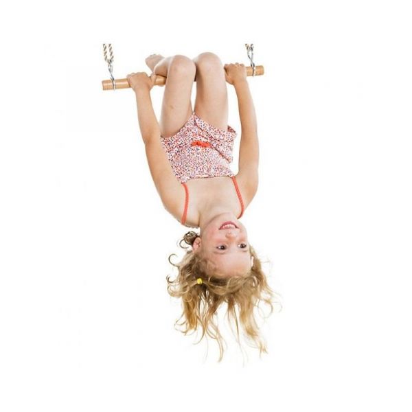 MAMOI® Anneaux gymnastique, Anneau balancoire en bois, Trapèze cirque,  Balançoire trapeze pour bebe, Barre de gymnastique et accessoire de gym  pour