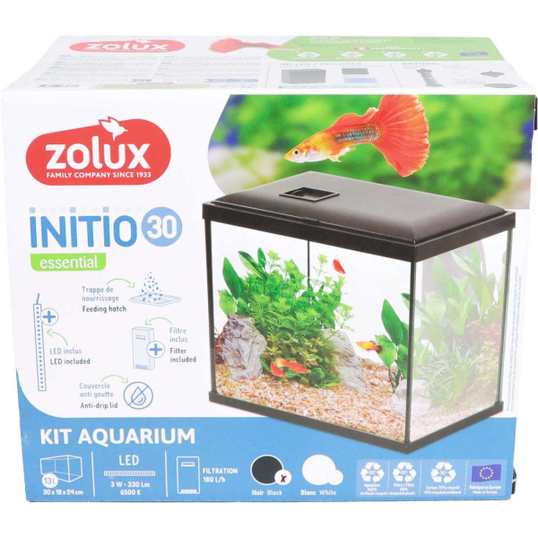 Kit aquarium 13 litres Initio 30 - ZOLUX