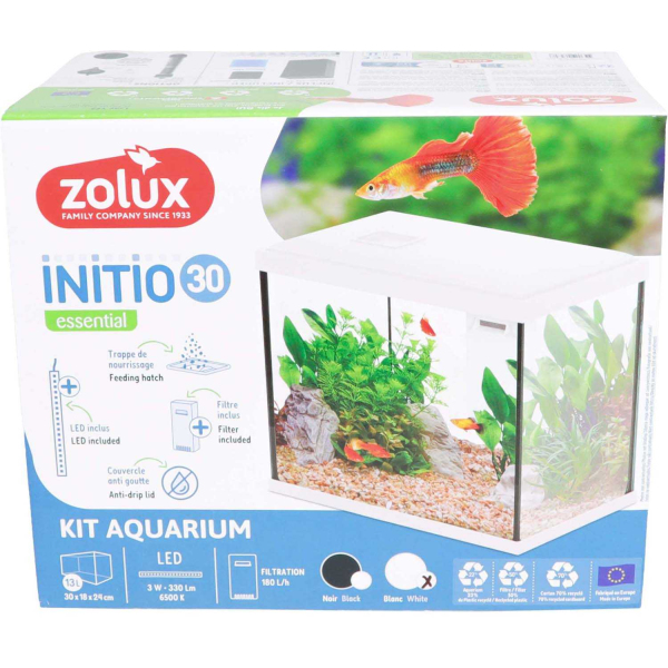 Kit aquarium 13 litres Initio 30 - ZOLUX