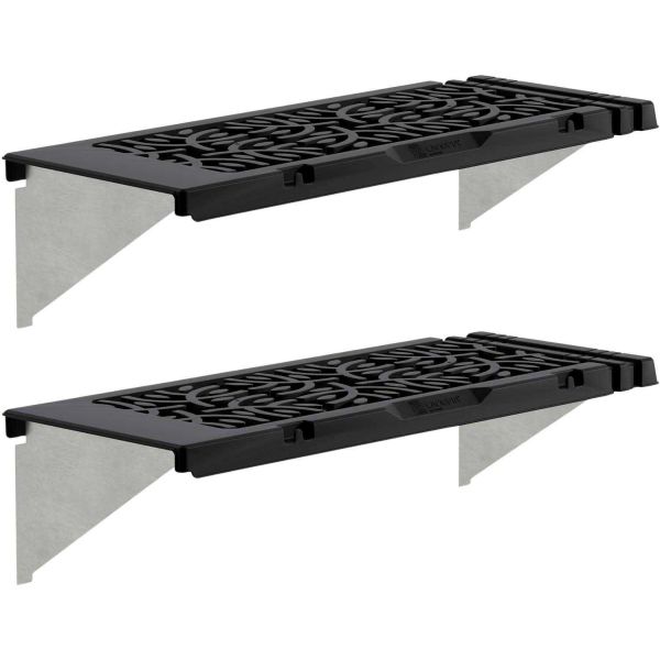 Kit d'étagère en polypropylène pour serre de jardin (Lot de 2)