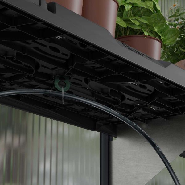 Kit d'étagère en polypropylène pour serre de jardin (Lot de 2) - 6