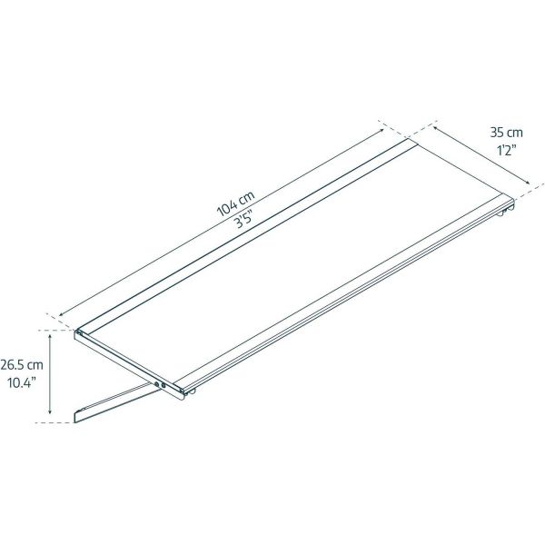 Kit d'étagères pour abri de jardin Yukon - PAA-0215