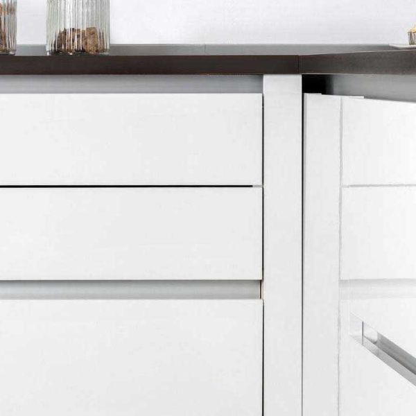 Kit de 2 profils centraux pour meubles de cuisine Gola - EMUCA
