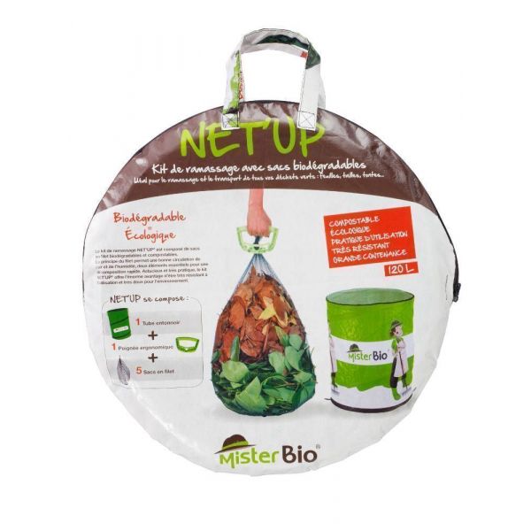 Kit de ramassage avec sacs Net'Up 120L - MISTER BIO