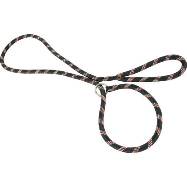 Laisse nylon corde lasso noire