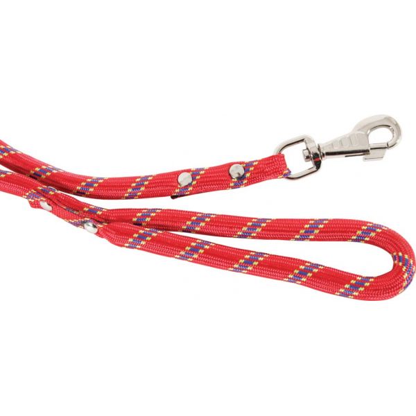 Laisse nylon corde 13 mm rouge - ZOLUX