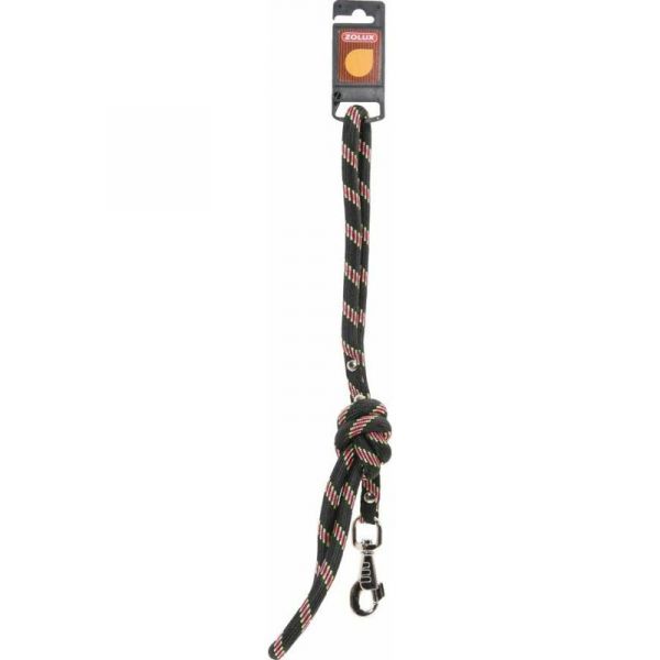 Laisse en nylon ultrarésistante noire 13 mm - 11,90