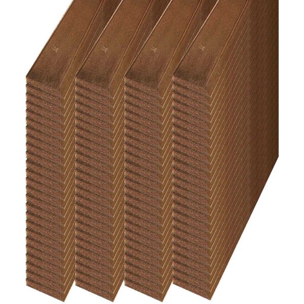 Lame bardage claire voie en pin sylvestre 210 x 4.5 cm Premium (Lot de 100)