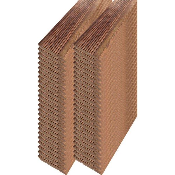 Lame bardage claire voie en pin sylvestre 210 x 4.5 cm Premium (Lot de 50)