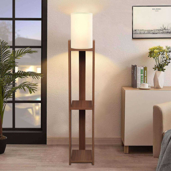 Lampadaire en MDF et PVC Cathy - HANAH HOME
