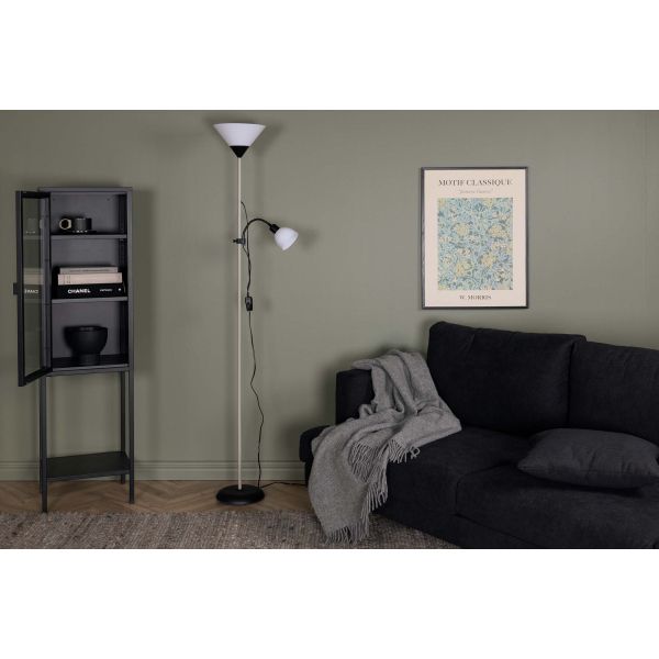 Lampadaire 2 abat-jour en acier Bagasi - VENTURE HOME