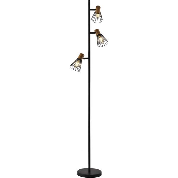 Lampadaire en acier 3 abat-jour Atticus - 109