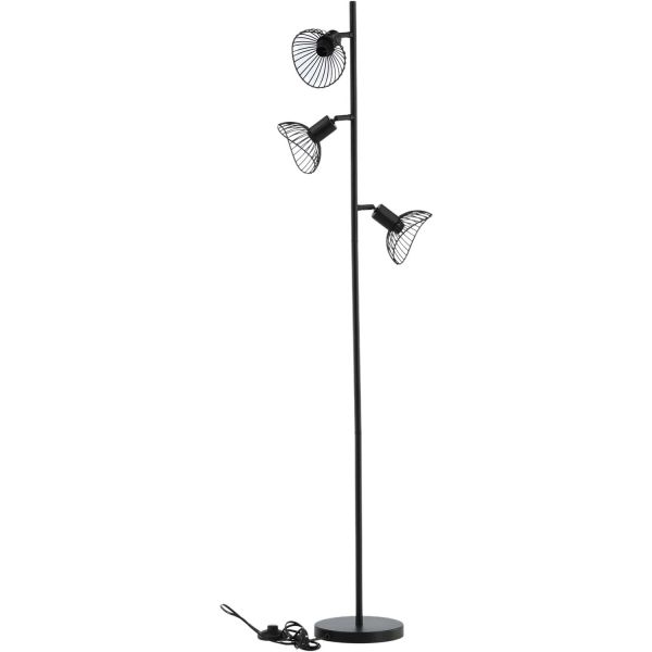 Lampadaire en acier abat-jour filaire Elsa