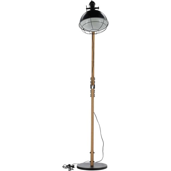 Lampadaire en bois et acier Kick - 6