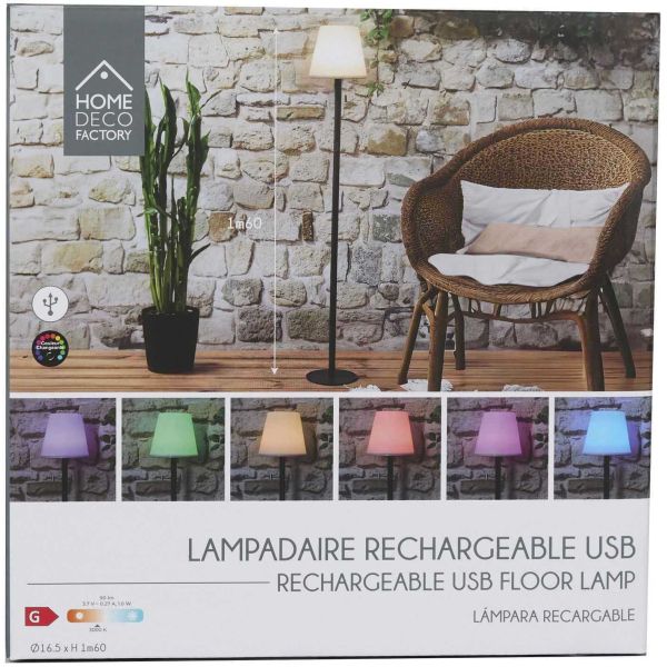 Lampadaire intérieur extérieur RGB 106 cm - THE HOME DECO FACTORY
