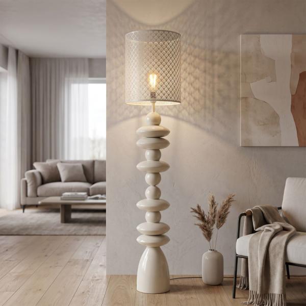 Lampadaire en métal Carl 33 x 160 cm - MAURO FERRETTI