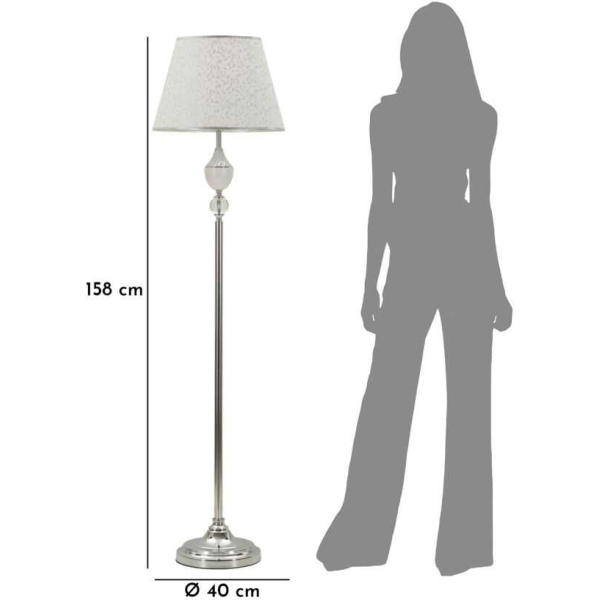 Lampadaire en métal Kody 40 x 158 cm - MAU-0694