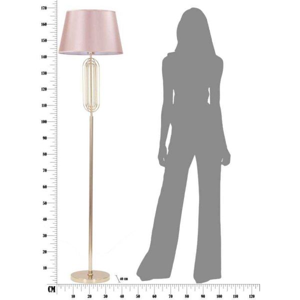 Lampadaire en métal Ovy 40 x 168.5 cm - MAU-0496