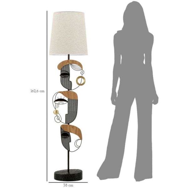 Lampadaire en métal Picassy 38 x 162.6 cm - MAU-0507