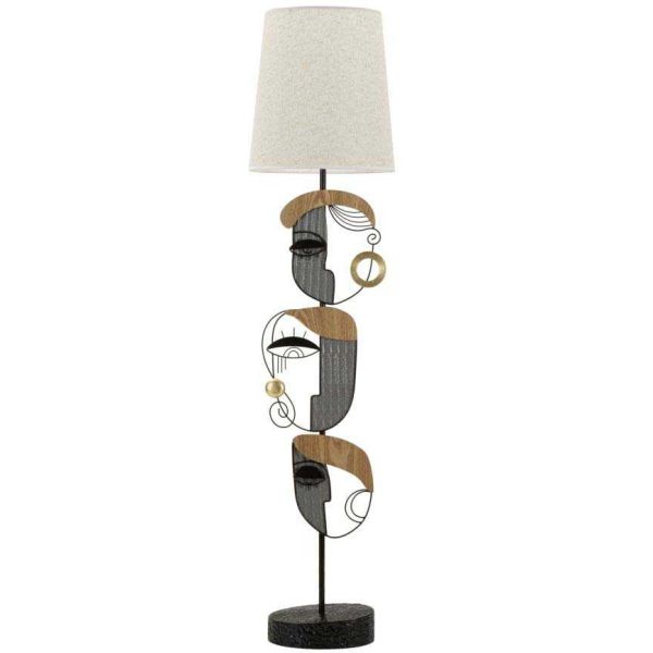 Lampadaire en métal Picassy 38 x 162.6 cm
