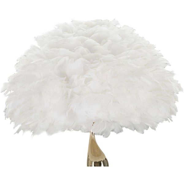 Lampadaire en métal abat-jour plumes Slim 50 x 165 cm - 159