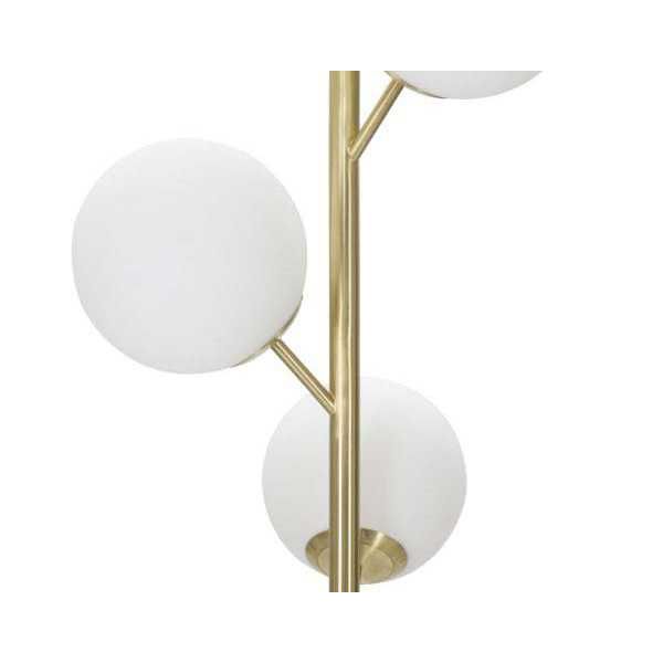 Lampadaire en métal doré 3 abat-jour Glamy 36 x 190 cm - 6