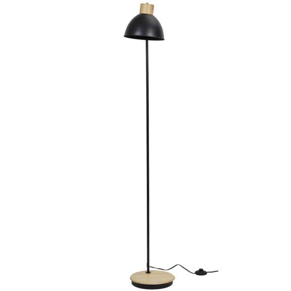Lampadaire en métal noir 145 cm - CMP-5289