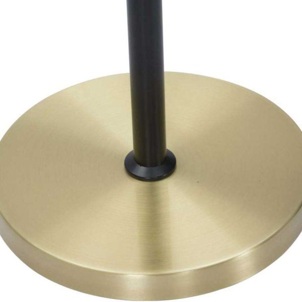 Lampadaire en métal noir et doré Glamy 30 x 160 cm - 7