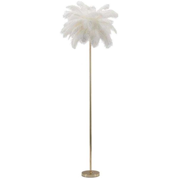 Lampadaire en métal et plastique Palm 55 x 160 cm