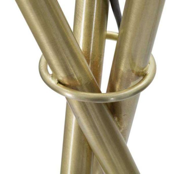 Lampadaire trépied en métal doré Glamy 55 x 155 cm - 6