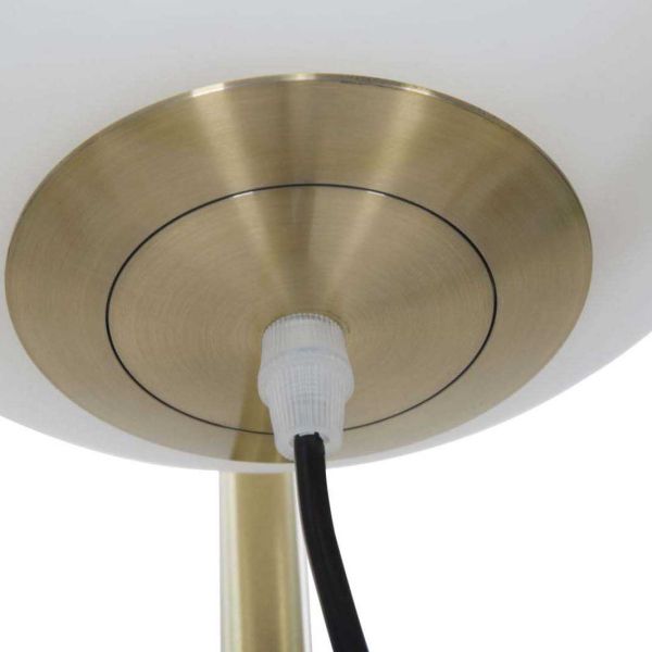 Lampadaire trépied en métal doré Glamy 55 x 155 cm - 7