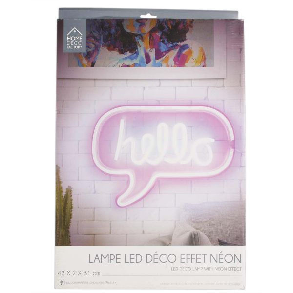 Lampe LED effet néon - 24,90