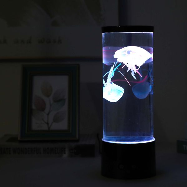 Lampe Meduse 28 cm avec télécommande - TOT-0110