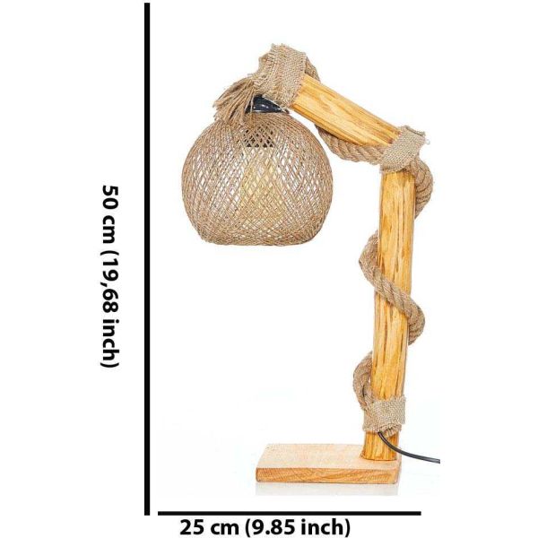 Lampe de bureau en bois Canata - ASI-0849