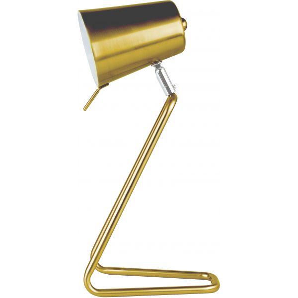 Lampe de bureau en métal satiné Z
