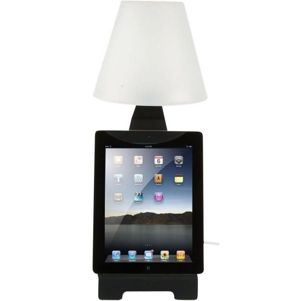 Lampe de chevet support tablette