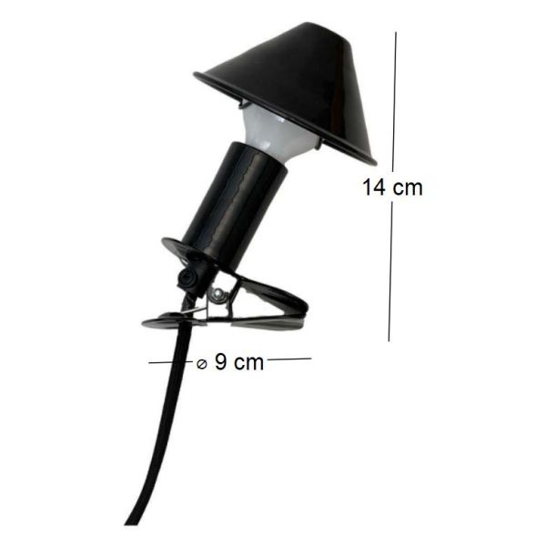 Lampe à clipser en métal Mush room - BAZ-0119