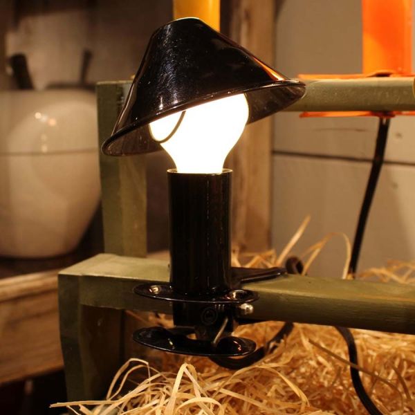 Lampe à clipser en métal Mush room - BAZARDELUXE