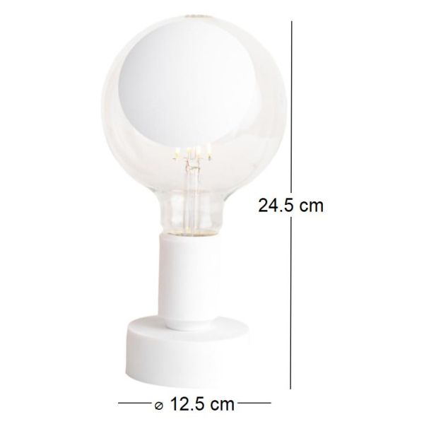 Lampe design à poser en silicone Tavolotto - 5