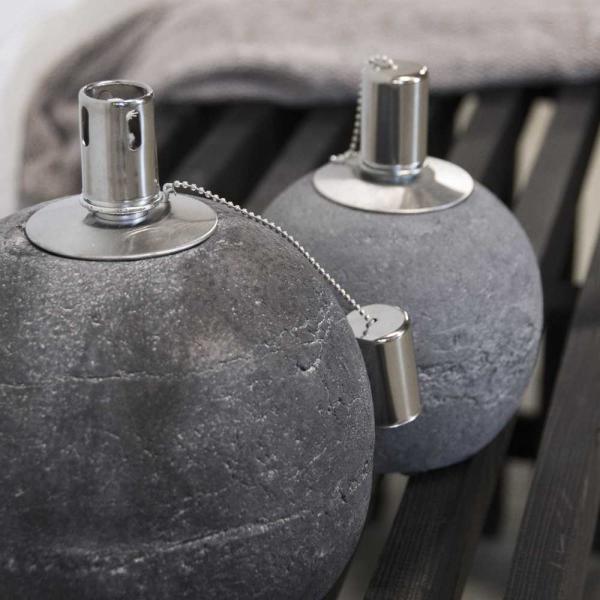 Lampe à huile en béton Organic - 5