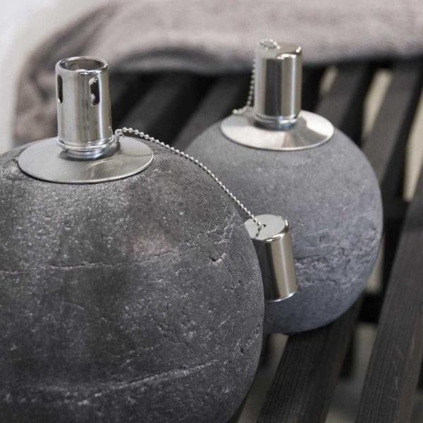 Lampe à huile en béton Organic - 5