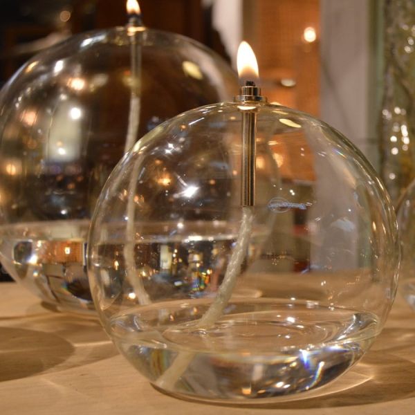 3 Lampes à Huile En Verre - Différentes Tailles, Décoratives Pour Mariage, Table Centrale, Décoration Maison