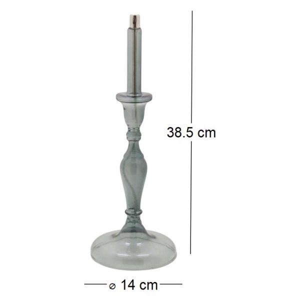 Lampe à huile en verre  smoké Candle - 36,90