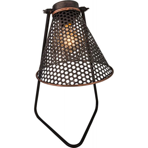 Lampe industrielle en fer 22 x 47 cm