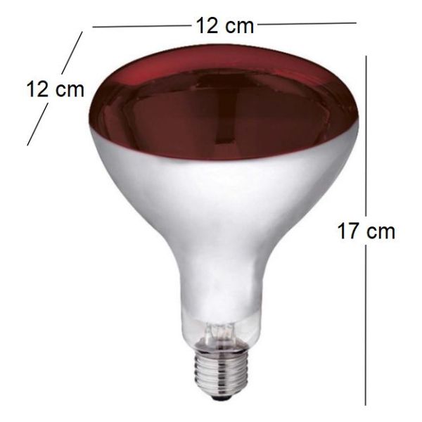 Lampe à infrarouge en verre trempé - KER-0155