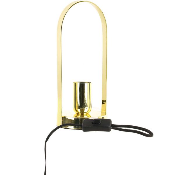 Lampe à poser anse dorée 29 cm - CMP-3163