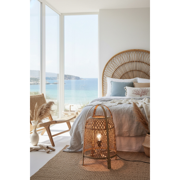 Lampe à poser en bambou naturel Alice - AUBRY GASPARD